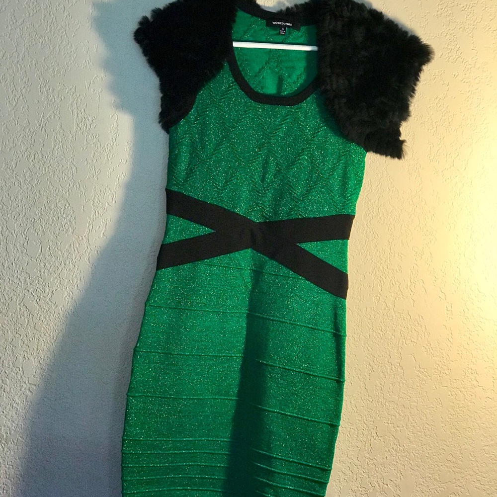 Dress with shrug